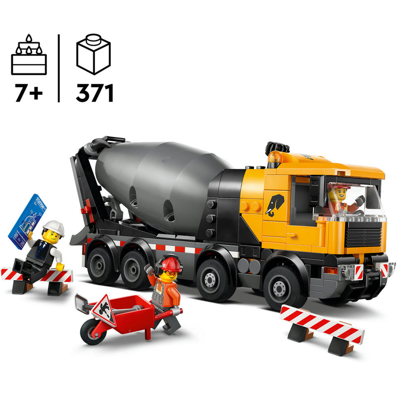 Afbeelding laden in galerijviewer, Lego city great vehicles - cementwagen - 6+ jaar - inclusief figuren
