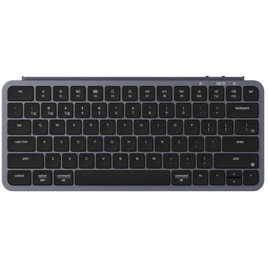 Keychron b1 pro-k1 toetsenbord (grijs, us-international lay-out (qwerty), scissor switches, 75%, abs keycaps, 2.4ghz | bluetooth 5.2 | usb-c)