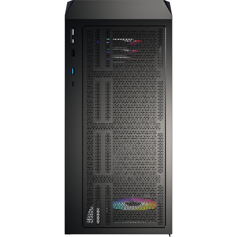 Afbeelding laden in galerijviewer, Montech x5 midi tower behuizing (zwart | 2x usb-a | 1x usb-c | tempered glass)
