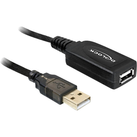 Delock actieve usb 2.0 verlengkabel (zwart, 20 meter)