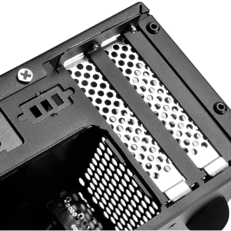 Afbeelding laden in galerijviewer, Silverstone sst-ml09b htpc behuizing (zwart | 2x usb-a)
