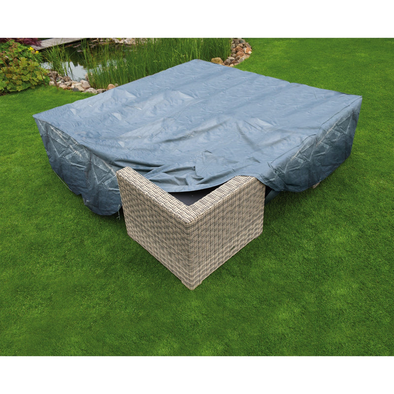 Afbeelding laden in galerijviewer, Nature tuinmeubelafdekhoes voor loungeset afdekking (grijs, 6031611)
