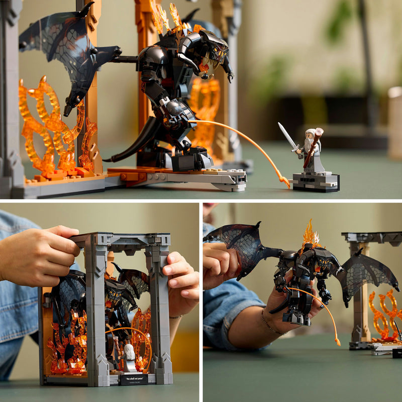 Afbeelding laden in galerijviewer, Lego icons - boekensteun: the lord of the rings – balrog constructiespeelgoed (10367)
