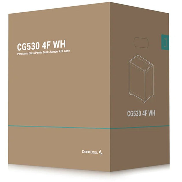 Afbeelding laden in galerijviewer, Deepcool cg530 4f midi tower behuizing (wit | 2x usb-a | 1x usb-c | rgb | tempered glass)
