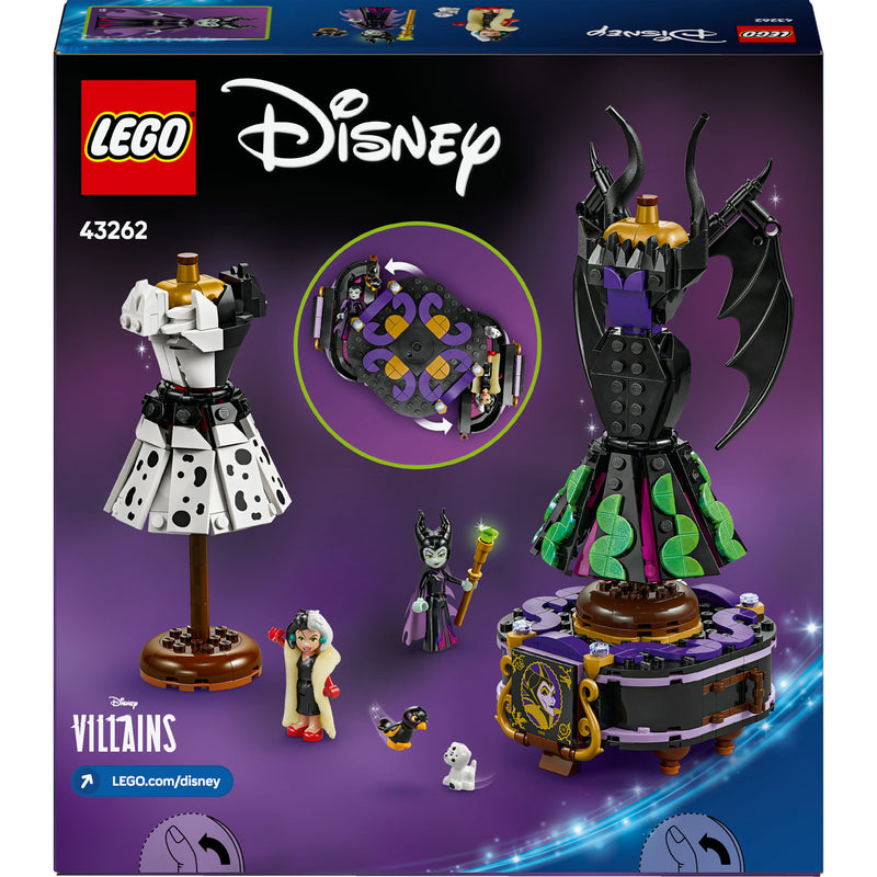 Afbeelding laden in galerijviewer, Lego disney 43262 de jurken van maleficent en cruella de vil

