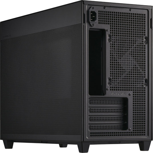 Asus prime ap201 mini tower behuizing (zwart | 2x usb-a | 1x usb-c | tempered glass)