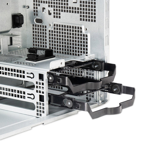 Chieftec uni bs-20b-op mini tower behuizing (zwart | 3x usb-a | 1x usb-c)