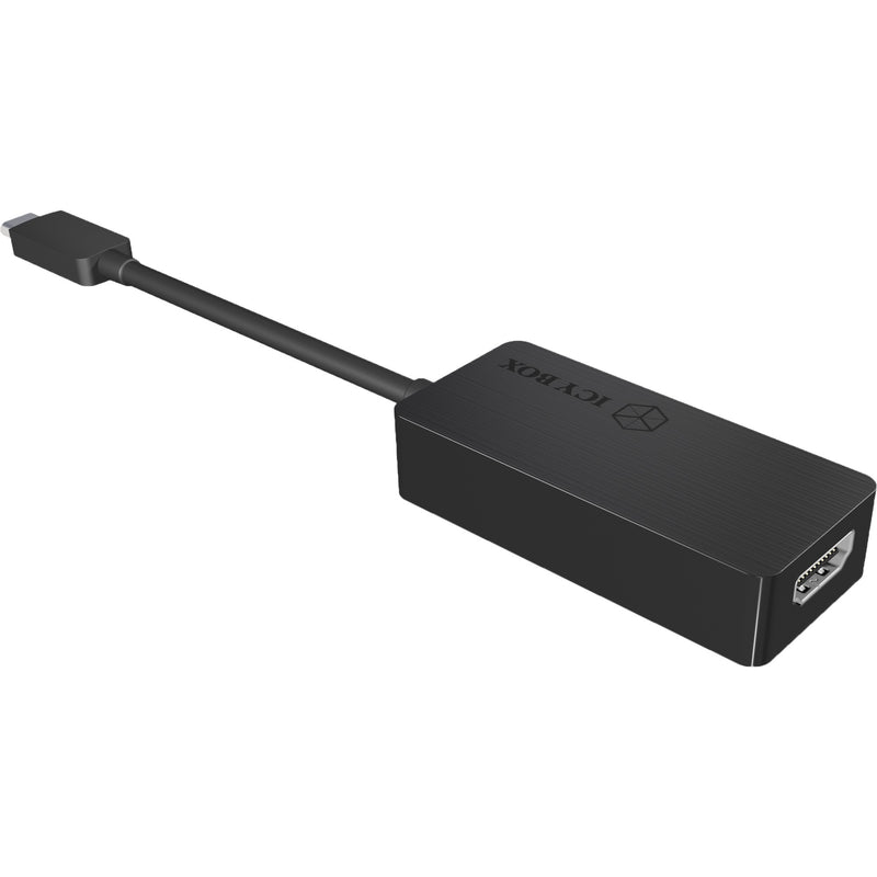 Afbeelding laden in galerijviewer, Icy box usb-c naar hdmi adapter (zwart)
