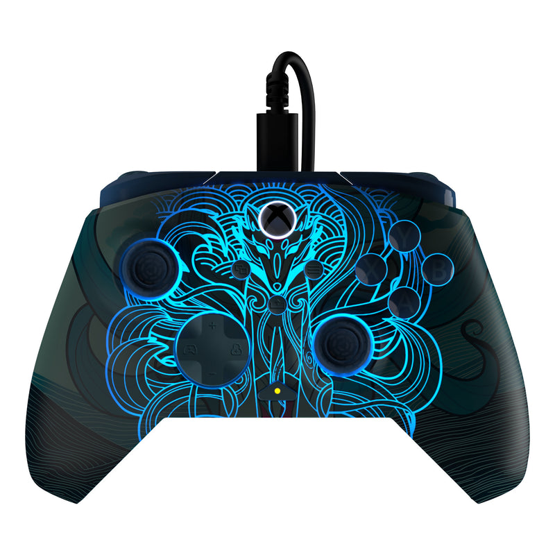 Afbeelding laden in galerijviewer, Turtle beach rematch geavanceerde bedrade controller (blue kitsune, xbox serie x|s, xbox one, pc)

