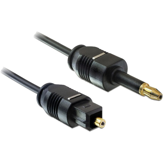 Afbeelding laden in galerijviewer, Delock toslink male -> toslink mini 3.5mm, 2m kabel (zwart, 82876)
