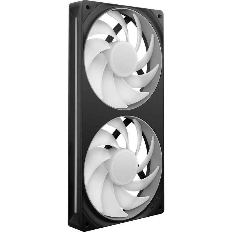 Afbeelding laden in galerijviewer, Nzxt f280 rgb core case fans (zwart, 2 stuks, 280 x 140 x 26 mm)
