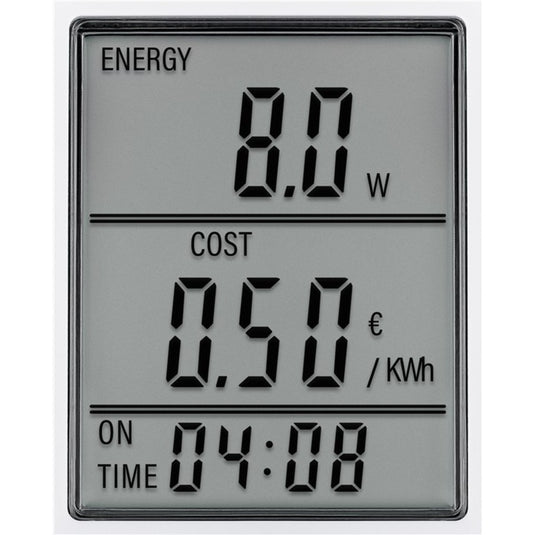 Goobay digitale energiekostenmeter pro meetapparaat (wit)