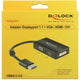 Delock displayport > vga hdmi dvi adapter (zwart)