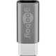 Goobay usb-c naar micro-usb adapter (grijs)