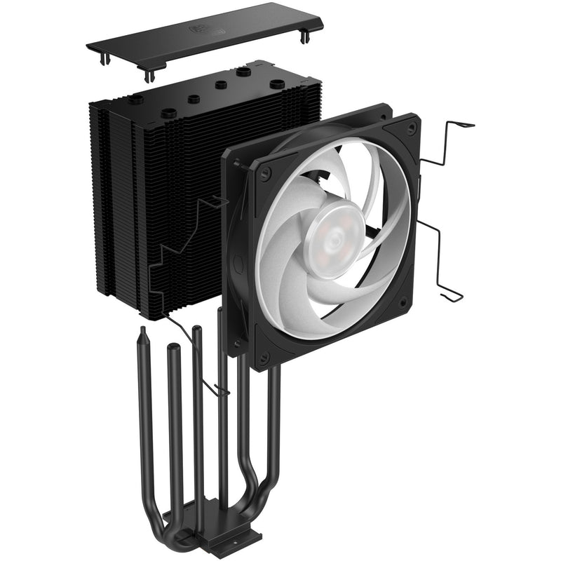 Afbeelding laden in galerijviewer, Cooler master hyper 212 3dhp argb cpu-koeler (zwart)

