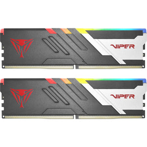 Patriot viper venom rgb 32 gb ddr5-6000 (2x 16 gb) werkgeheugen (zwart, pvvr532g600c30k, xmp 3.0, expo)