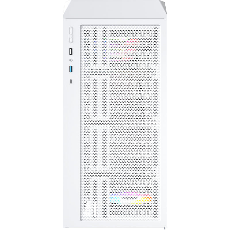 Afbeelding laden in galerijviewer, Montech x5 midi tower behuizing (wit | 2x usb-a | 1x usb-c | tempered glass)
