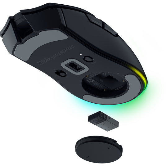 Razer cobra hyperspeed gaming muis (zwart, 26.000 dpi, rgb, 2.4 ghz bluetooth usb)
