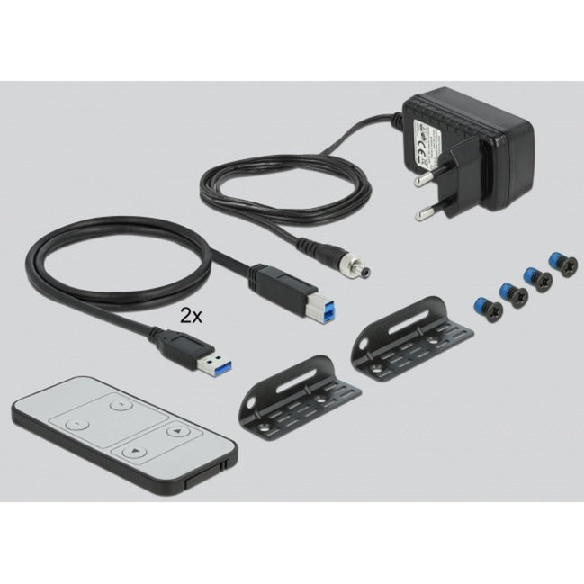 Afbeelding laden in galerijviewer, Delock hdmi kvm switch kvm-switch (zwart, 4k 60 hz, usb 3.0, audio)
