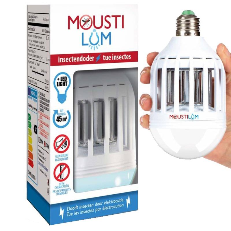 Afbeelding laden in galerijviewer, Bsi mousti-lum muggenlamp insectenval (wit)
