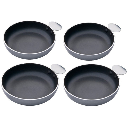 Cadac tapas set bak- braadpan (antraciet, 4 stuks, ø 12,5 cm)
