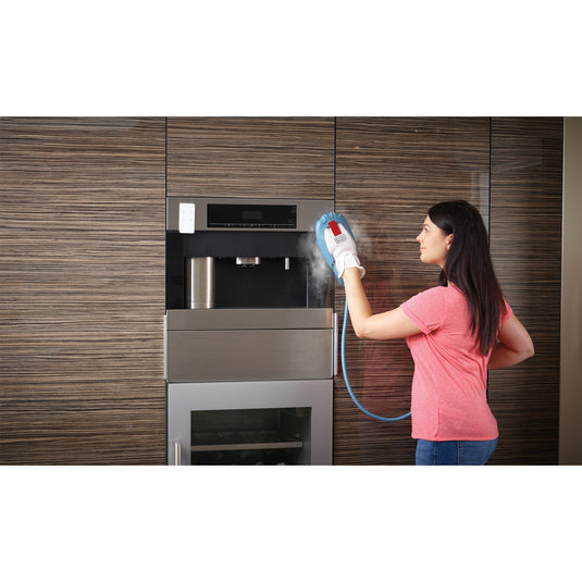 Black+decker 1600w steam-mop bhsm1615dam-qs stoomreiniger (wit blauw, incl. steamitt, deltavoet en 17 accessoires)