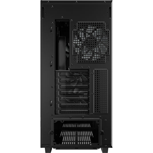 Sharkoon rebel c50 black rgb midi tower behuizing (zwart | 2x usb-a | 1x usb-c | rgb | tempered glass)