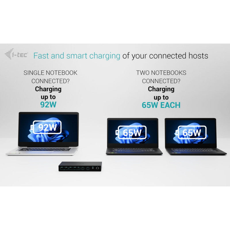 Afbeelding laden in galerijviewer, I-tec usb-c kvm dock pro dockingstation (zwart)
