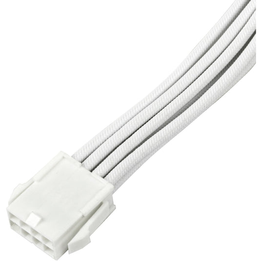 Silverstone sst-pp07e-eps8w-v2, eps 12v 8pin (4+4) verlengkabel (wit, 30 centimeter)