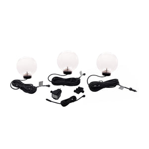 Ubbink multibright float drijvende lichtbol led led-lamp (transparant, 3 stuks)