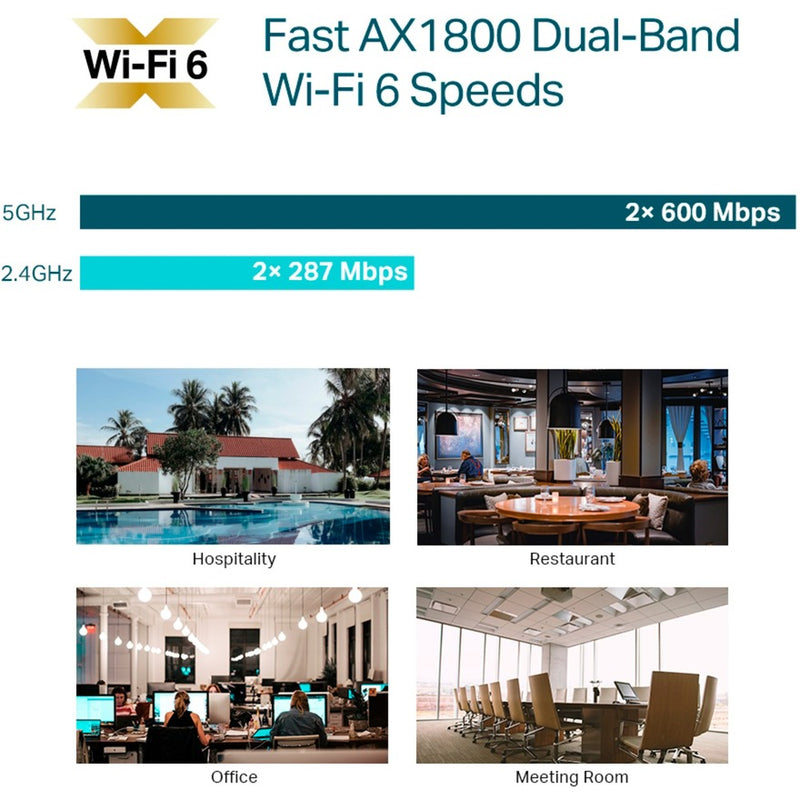 Afbeelding laden in galerijviewer, Tp-link eap613 ax1800 ceiling mount wifi 6 access point
