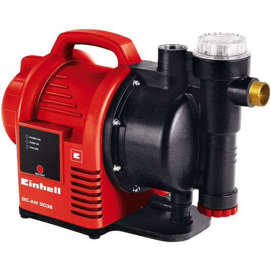 Einhell huiswaterautomaat gc-aw 9036 pomp (rood zwart)