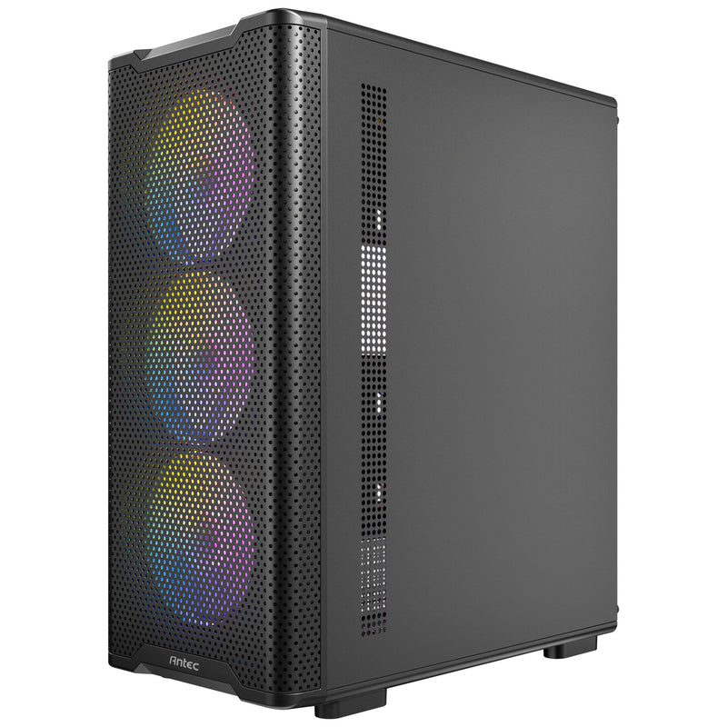 Afbeelding laden in galerijviewer, Antec vx310 argb midi tower behuizing (zwart | 3x usb-a | tempered glass)
