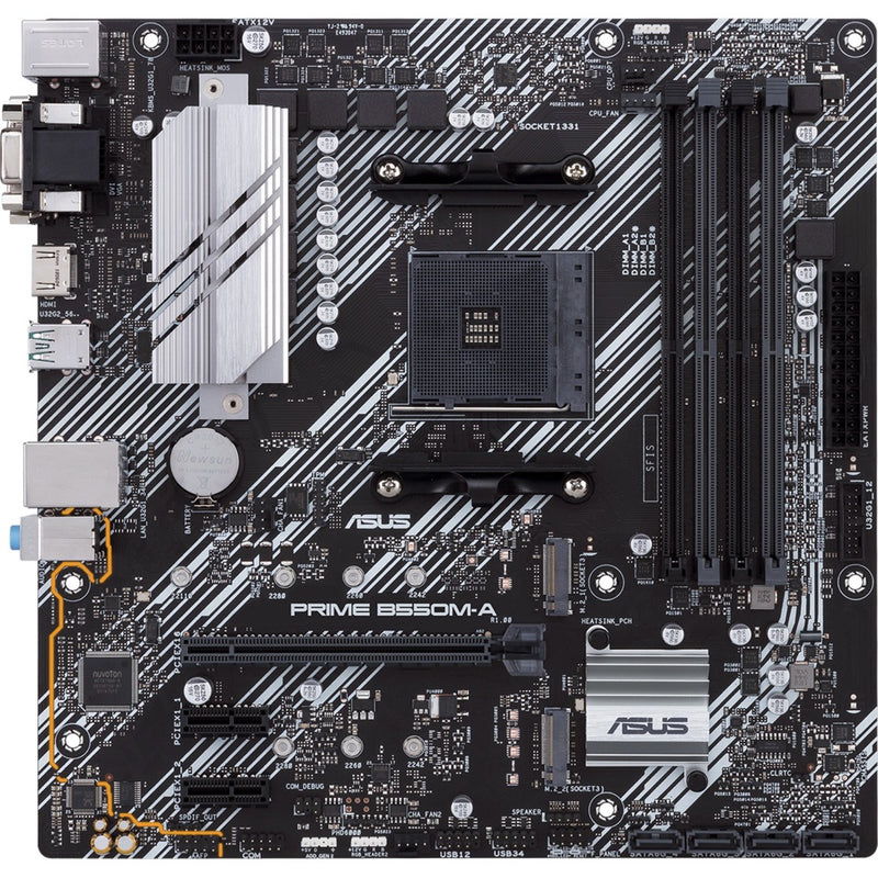 Afbeelding laden in galerijviewer, Asus prime b550m-a socket am4 moederbord (raid, gb-lan, sound, µatx)
