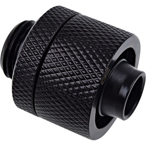 Alphacool eiszapfen 16 10mm compression fitting verbinding (zwart, 6 stuks)