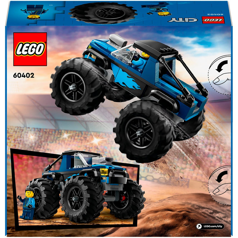 Afbeelding laden in galerijviewer, Lego city 60402 blauwe monstertruck
