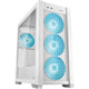 Asus tuf gaming gt302 argb midi tower behuizing (wit | 2x usb-a | 1x usb-c | rgb | tempered glass)