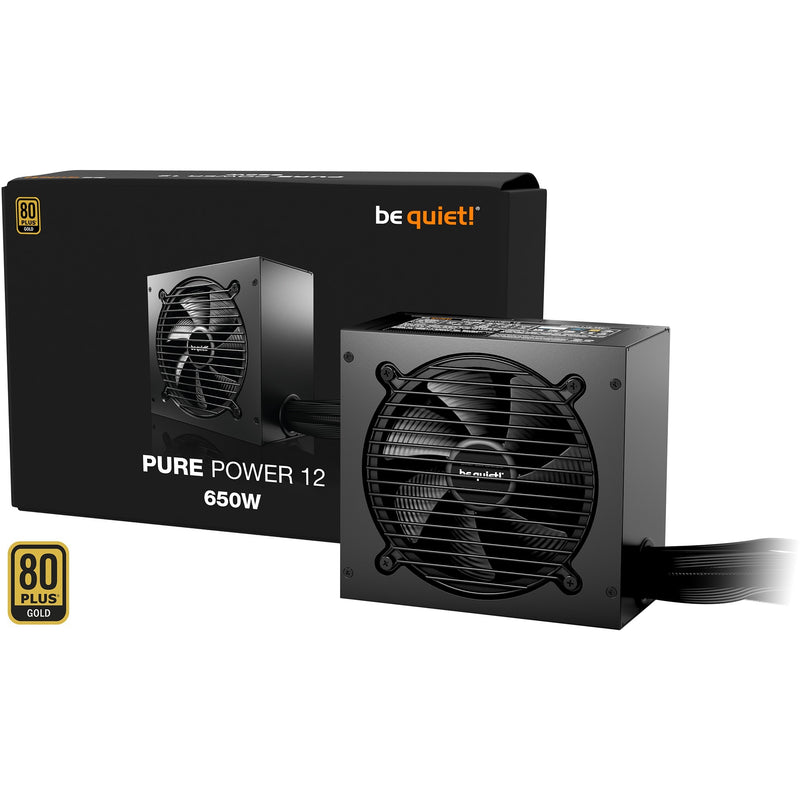 Afbeelding laden in galerijviewer, Be quiet! pure power 12 650 watt voeding (zwart, 2x pcie)
