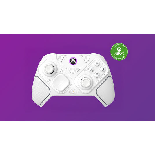 Turtle beach victrix pro bfg reloaded draadloze modulaire controller (wit, xbox one, xbox series x|s, pc)