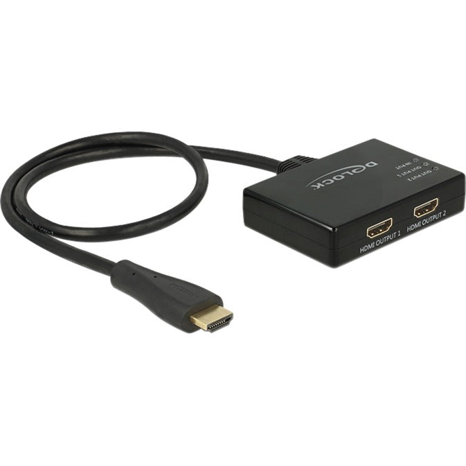 Afbeelding laden in galerijviewer, Delock 1x hdmi naar 2x hdmi splitter (zwart, 60 centimeter, 4k)
