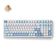 Mchose g98 pro blue flame orange wireless tri-mode custom mechanical rgb gaming toetsenbord (wit, us lay-out (qwerty), ttc flame orange, rgb, hot swap, double-shot pbt, draadloos | bluetooth | usb-c)