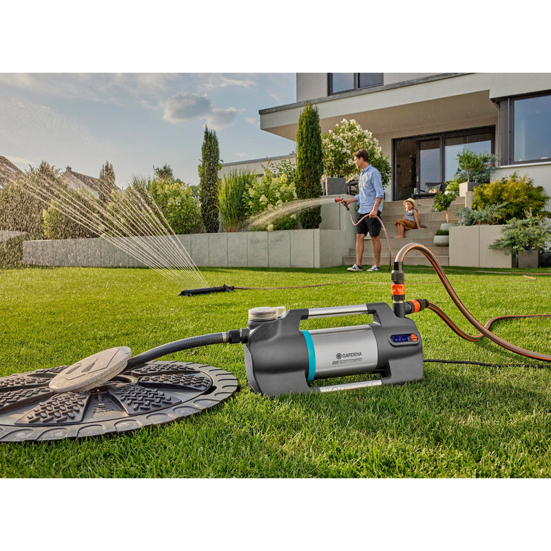Afbeelding laden in galerijviewer, Gardena besproeiingspomp 6500 silentcomfort (donkergrijs roestvrij staal, 1300 watt | bluetooth)
