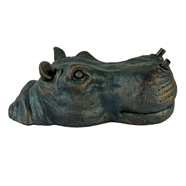 Ubbink drijvende spuitfiguur nijlpaardenkop waterornament