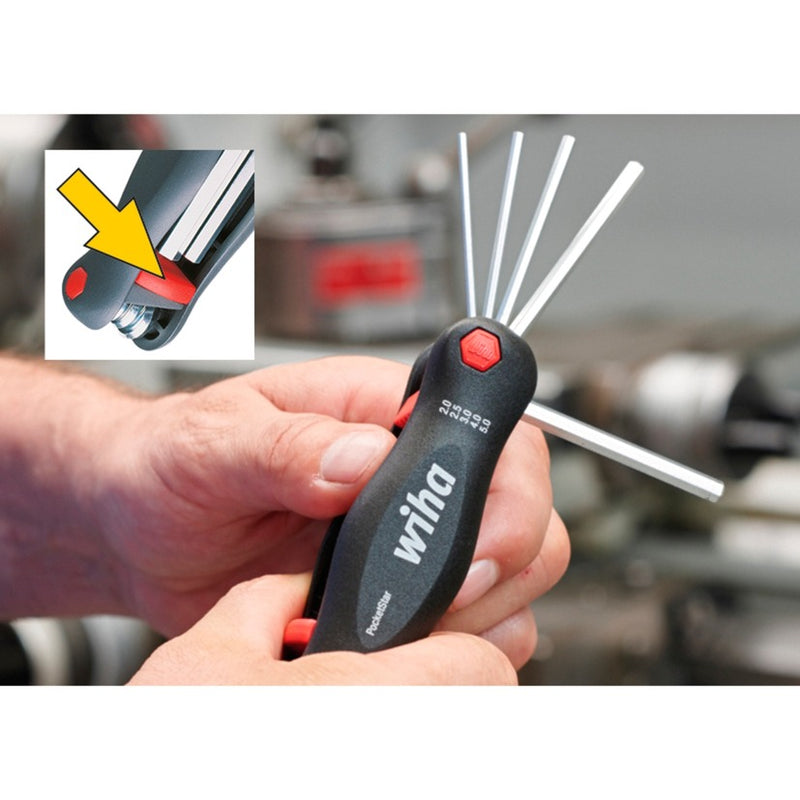 Afbeelding laden in galerijviewer, Wiha multitool pocketstar (zwart, 7-delig)

