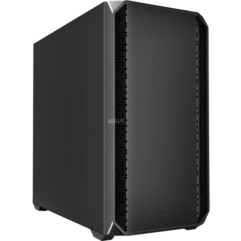 Afbeelding laden in galerijviewer, Sharkoon mk2 mini tower behuizing (zwart | 2x usb-a | 1x usb-c)
