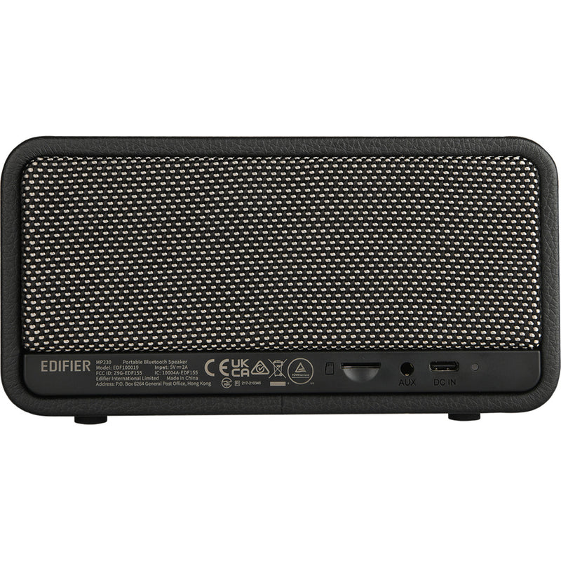 Afbeelding laden in galerijviewer, Edifier mp230 retro bluetooth speaker luidspreker (zwart, bluetooth, microsd, aux, usb-c)
