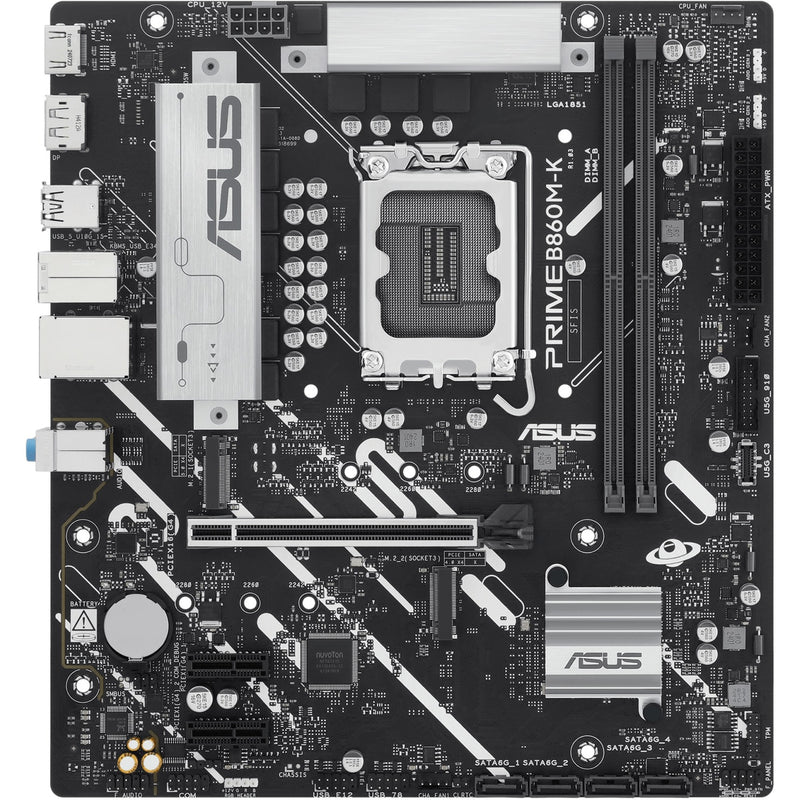 Afbeelding laden in galerijviewer, Asus prime b860m-k socket 1851 moederbord (2.5 gb-lan, sound, µatx)
