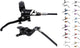 Hope tech 4 e4 steel braided disc brake - lever right