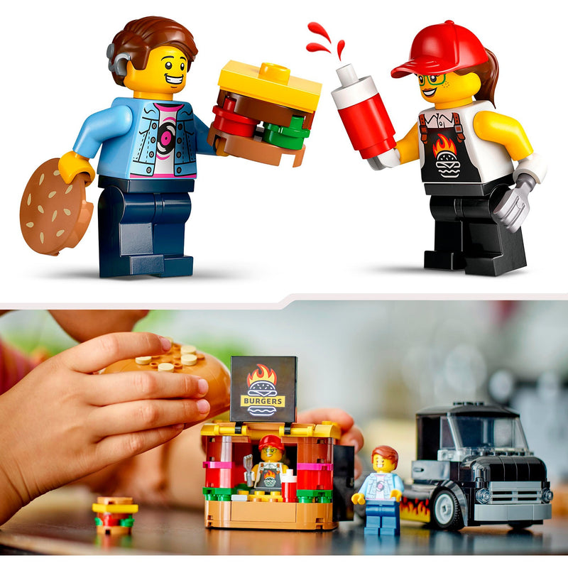 Afbeelding laden in galerijviewer, Lego city 60404 hamburgertruck
