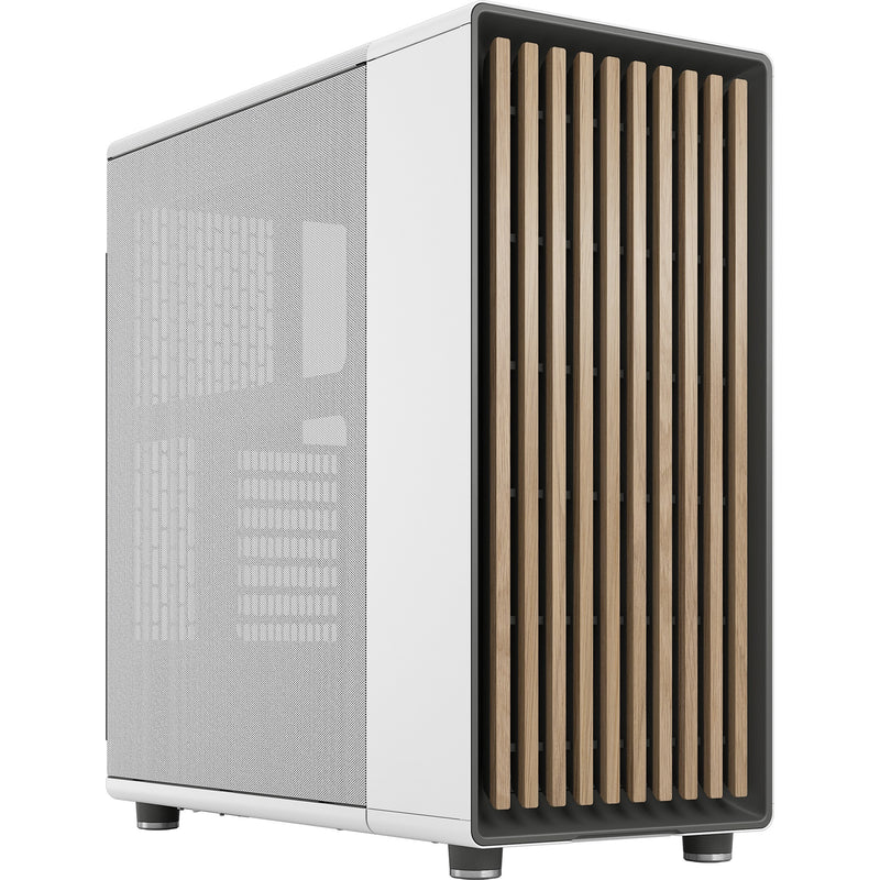 Afbeelding laden in galerijviewer, Fractal design north midi tower behuizing (wit houtkleur | 2x usb-a | 1x usb-c)

